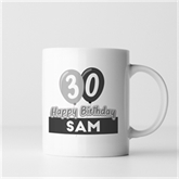 Thumbnail 6 - Personalised 30th Birthday Balloon Mug