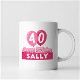 Thumbnail 2 - Personalised 40th Birthday Balloon Mug