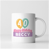 Thumbnail 4 - Personalised 40th Birthday Balloon Mug