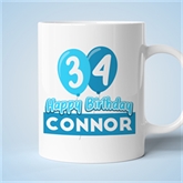 Thumbnail 1 - Personalised Birthday Balloon Mug