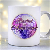 Thumbnail 1 - Personalised Glitterball Mug