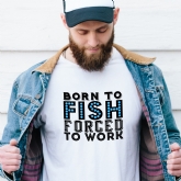 Thumbnail 1 - born to fish t shirt