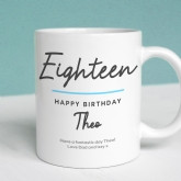 Thumbnail 1 - Personalised Classy 18th Birthday Mug