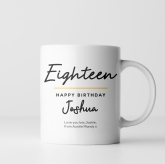 Thumbnail 5 - Personalised Classy 18th Birthday Mug