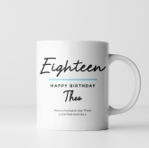 Thumbnail 6 - Personalised Classy 18th Birthday Mug