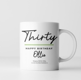 Thumbnail 6 - Personalised Classy 30th Birthday Mug