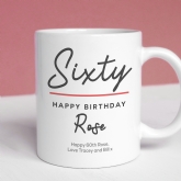 Thumbnail 1 - Personalised Classy 60th Birthday Mug