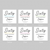 Thumbnail 2 - Personalised Classy 60th Birthday Mug