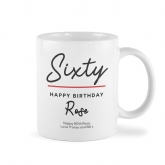 Thumbnail 9 - Personalised Classy 60th Birthday Mug