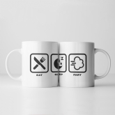 Thumbnail 11 - Eat, Sleep,… Icon Mugs