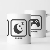 Thumbnail 2 - Eat, Sleep,… Icon Mugs