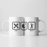 Thumbnail 6 - Eat, Sleep,… Icon Mugs