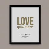 Thumbnail 3 - Personalised Love You More Print