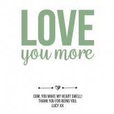 Thumbnail 10 - Personalised Love You More Print