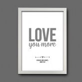 Thumbnail 5 - Personalised Love You More Print