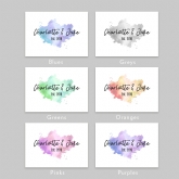 Thumbnail 9 - Personalised Watercolour Couple's Names Print