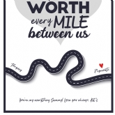 Thumbnail 9 - Personalised Worth Every Mile Print