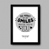 Thumbnail 5 - Personalised My Smiles Begin With You Print