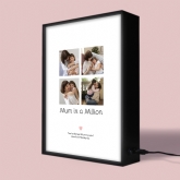 Thumbnail 4 - Personalised Mum in a Million Photo Light Box