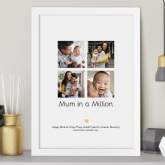 Thumbnail 1 - Personalised Mum in a Million Photo Print