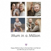 Thumbnail 2 - Personalised Mum in a Million Photo Print