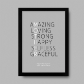 Thumbnail 2 - Personalised Mother Acronym Print