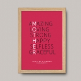 Thumbnail 5 - Personalised Mother Acronym Print