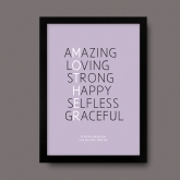 Thumbnail 8 - Personalised Mother Acronym Print