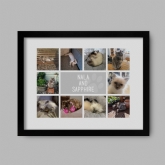 Thumbnail 4 - Personalised Cat Photo Collage Print