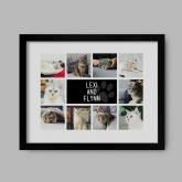 Thumbnail 6 - Personalised Cat Photo Collage Print