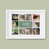 Thumbnail 10 - Personalised Cat Photo Collage Print