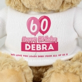 Thumbnail 2 - Personalised 60th Birthday Balloon Bear