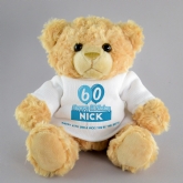 Thumbnail 4 - Personalised 60th Birthday Balloon Bear