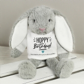 Thumbnail 4 - Hoppy Birthday Personalised Bunny Teddy 