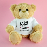 Thumbnail 4 - Personalised Best Mum Ever Teddy Bear