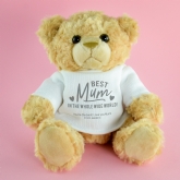 Thumbnail 7 - Personalised Best Mum Ever Teddy Bear