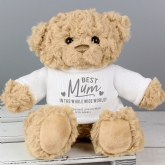 Thumbnail 7 - Personalised Best Mum Ever Teddy Bear