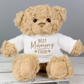 Thumbnail 8 - Personalised Best Mum Ever Teddy Bear