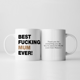 Thumbnail 6 - Personalised Best Fucking Mum/Stepmum Ever Mug