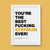 Thumbnail 5 - Swearing Best Mum Ever Personalised Print