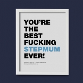 Thumbnail 4 - Swearing Best Mum Ever Personalised Print