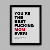 Thumbnail 6 - Swearing Best Mum Ever Personalised Print