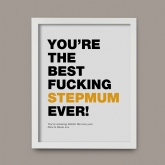 Thumbnail 7 - Swearing Best Mum Ever Personalised Print