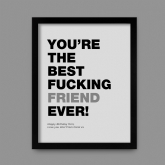 Thumbnail 5 - Personalised Best Fucking Friend Ever Print