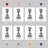 Thumbnail 11 - Personalised You, Me & The Dog(s) Name Print with Frame Options