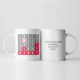 Thumbnail 2 - Personalised Mummy Word Puzzle Mug