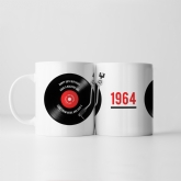 Thumbnail 5 - Personalised 60th Birthday Retro Record Mug