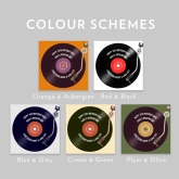 Thumbnail 2 - Personalised 70th Retro Record Mug