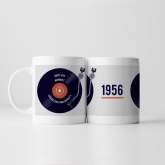 Thumbnail 6 - Personalised 70th Retro Record Mug
