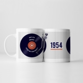 Thumbnail 5 - Personalised 70th Retro Record Mug